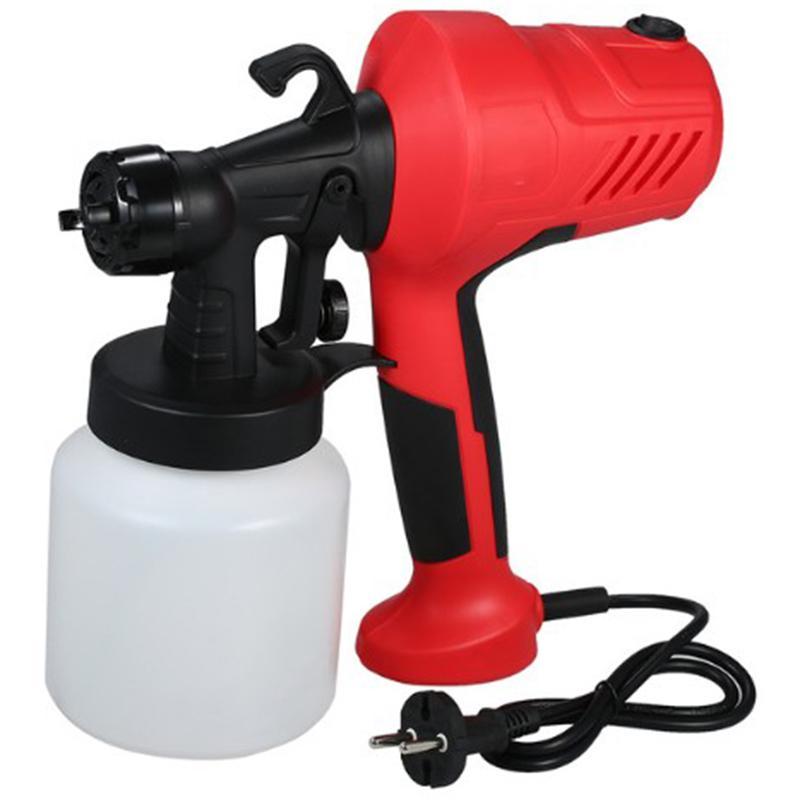 220V Electric Paint Sprayer Tool Airless Painting Compressor Machine Adjustable Flow Control For Cars Furniture Woodworking Eu Plug