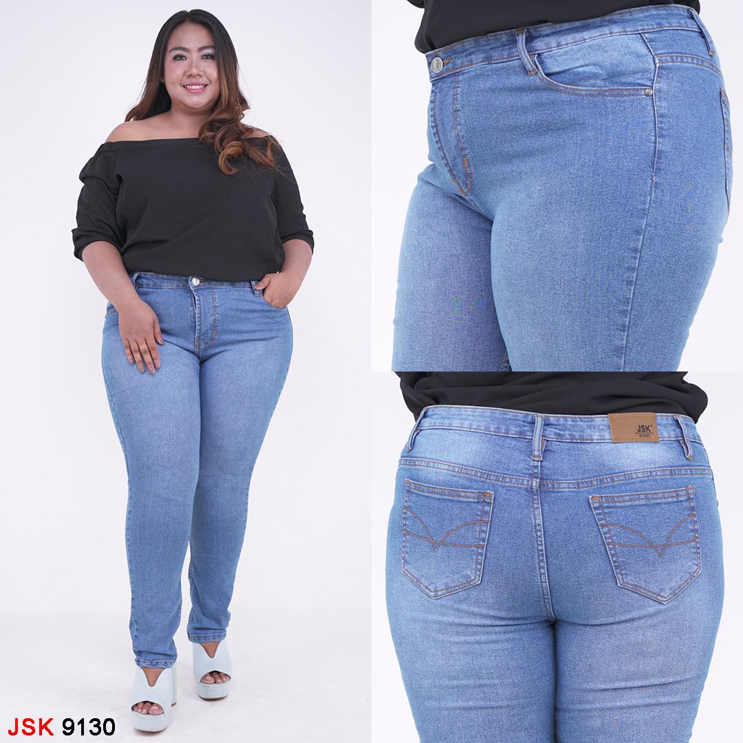 Celana Panjang Jeans Wanita Jumbo Model 