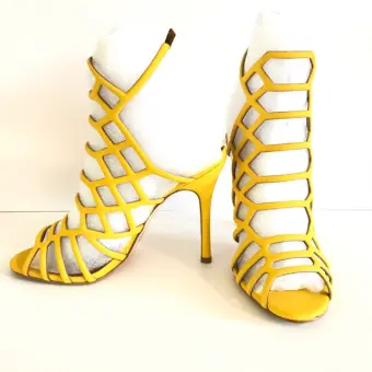 steve madden yellow heels
