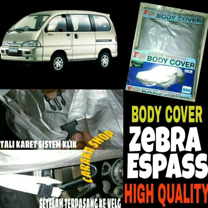 Sarung Penutup Espass Body Cover Zebra Espas Minibus Sarung Selimut