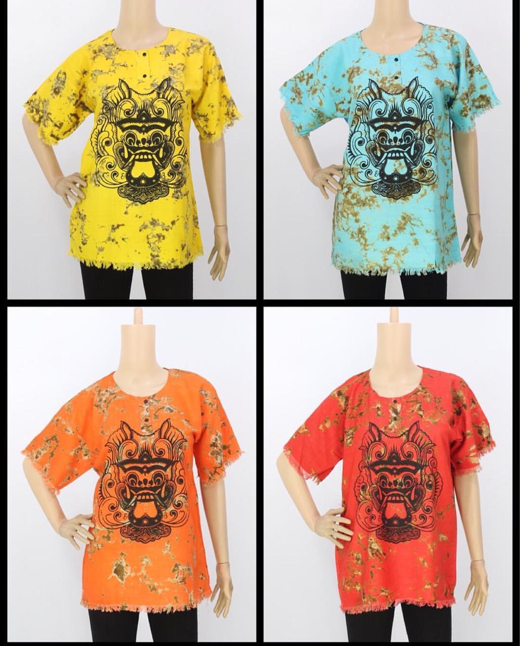 BAJU BARONG PRIA/WANITA BAJU BALI BAJU KAOS