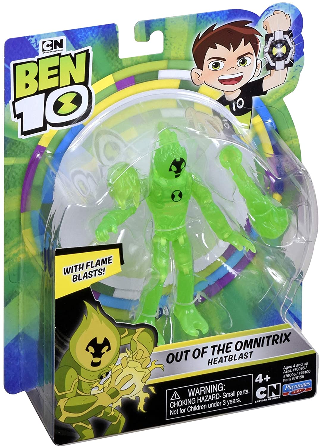 BEN 10 OUT OF THE OMNITRIX HEATBLAST BASIC FIGURE ORIGINAL