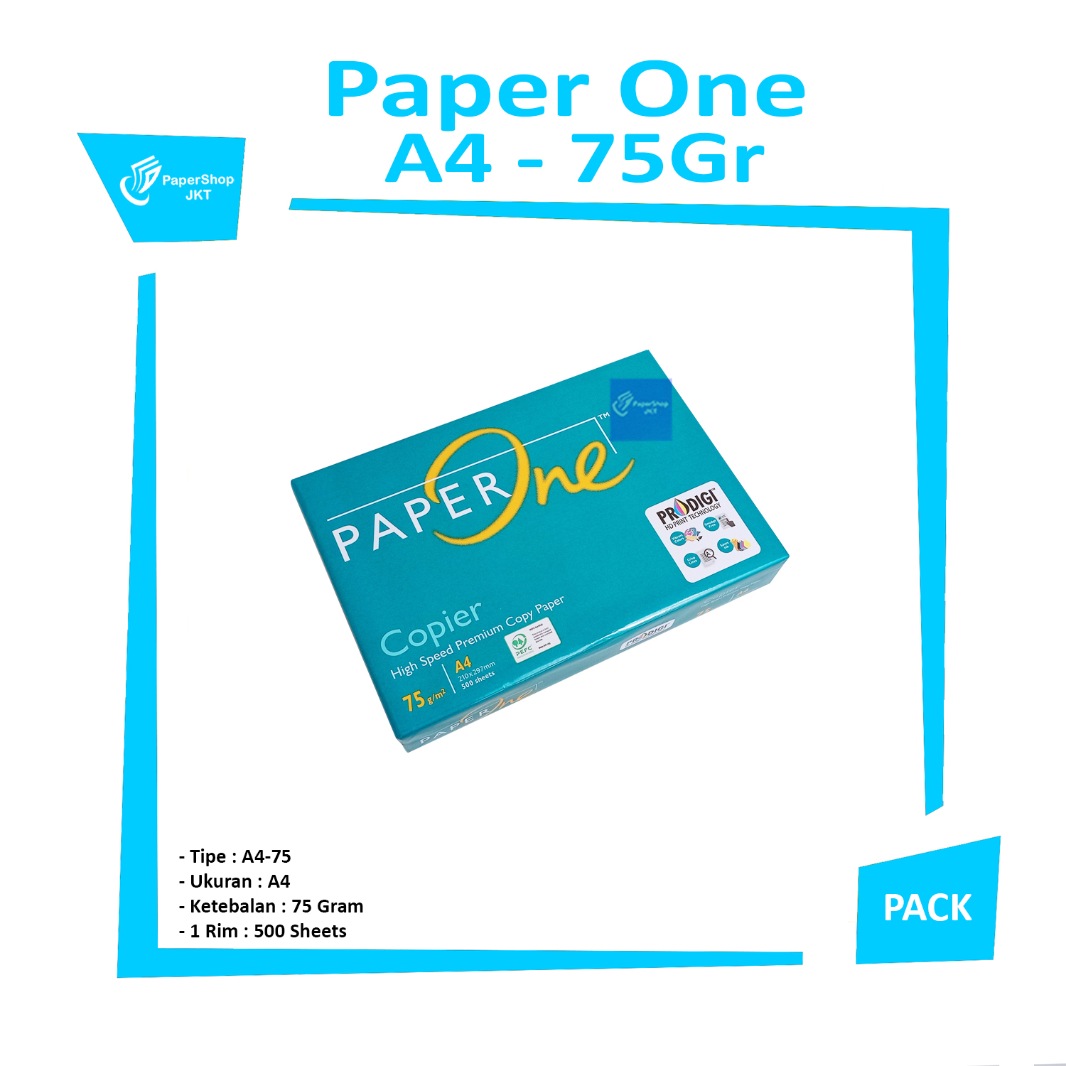 Paper One - Kertas Foto Copy A4 75 Gram- Rim | Lazada Indonesia