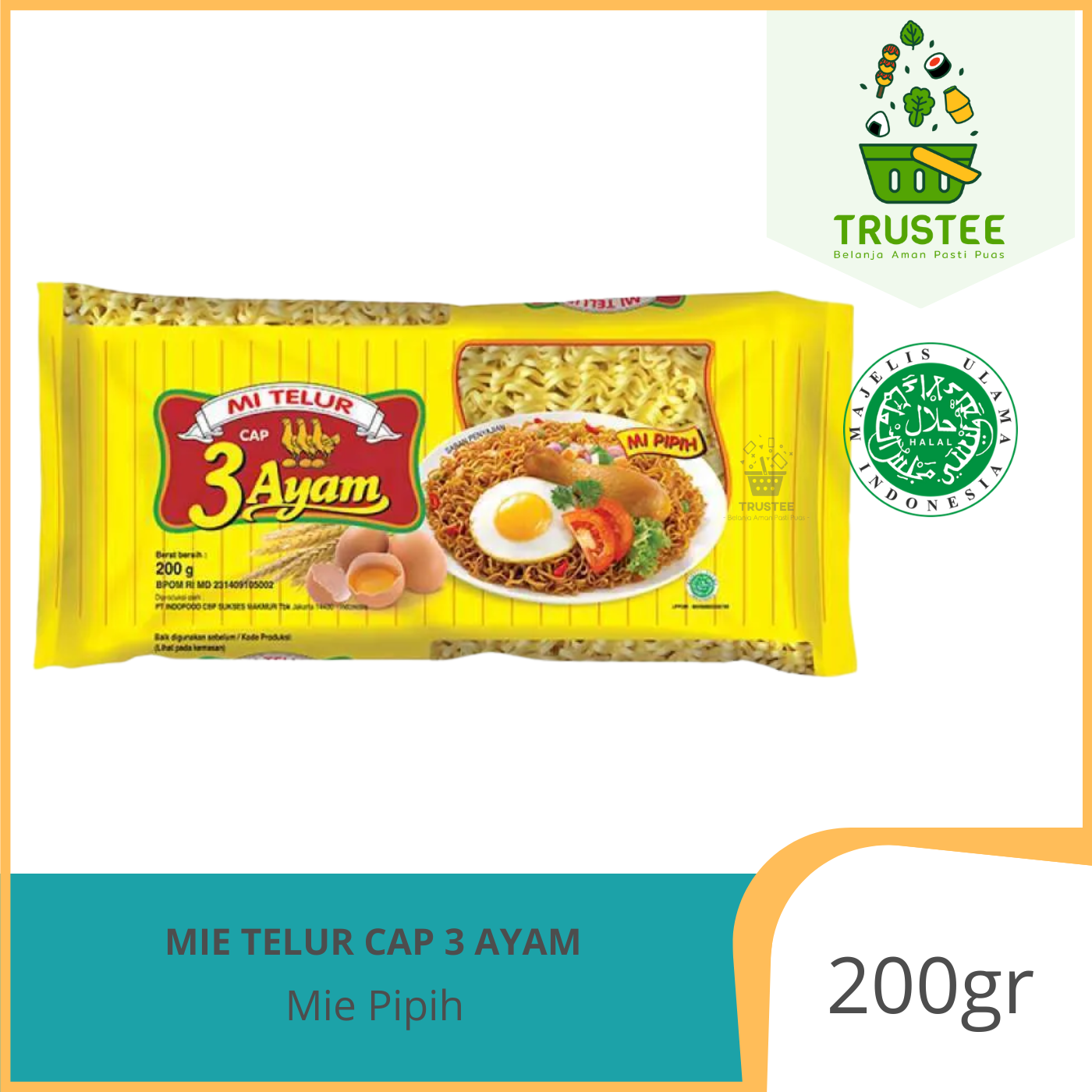 mi-mie-telur-telor-indofood-cap-3-ayam-pipih-halal-200gr-lazada