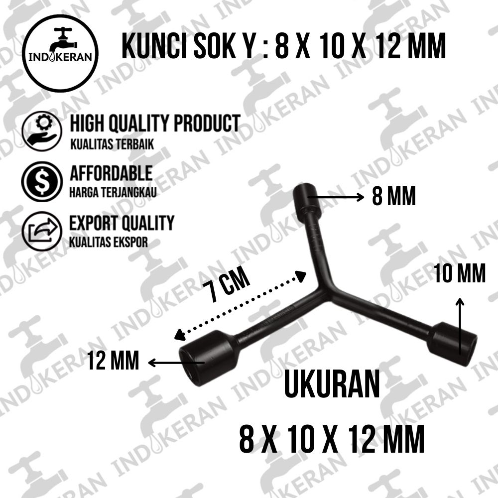Kunci Sok Y 8 X 10 X 12 MM Kunci Y Peralatan Rumah Tangga COD kunci-sok-y-8-x-10-x-12-mm-kunci-y-peralatan-rumah-tangga-cod