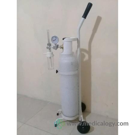 Promo Tabung Oksigen 1m3 Lengkap Siap Pakai Tabung Oksigen Trolley Regulator Kanul Lazada Indonesia