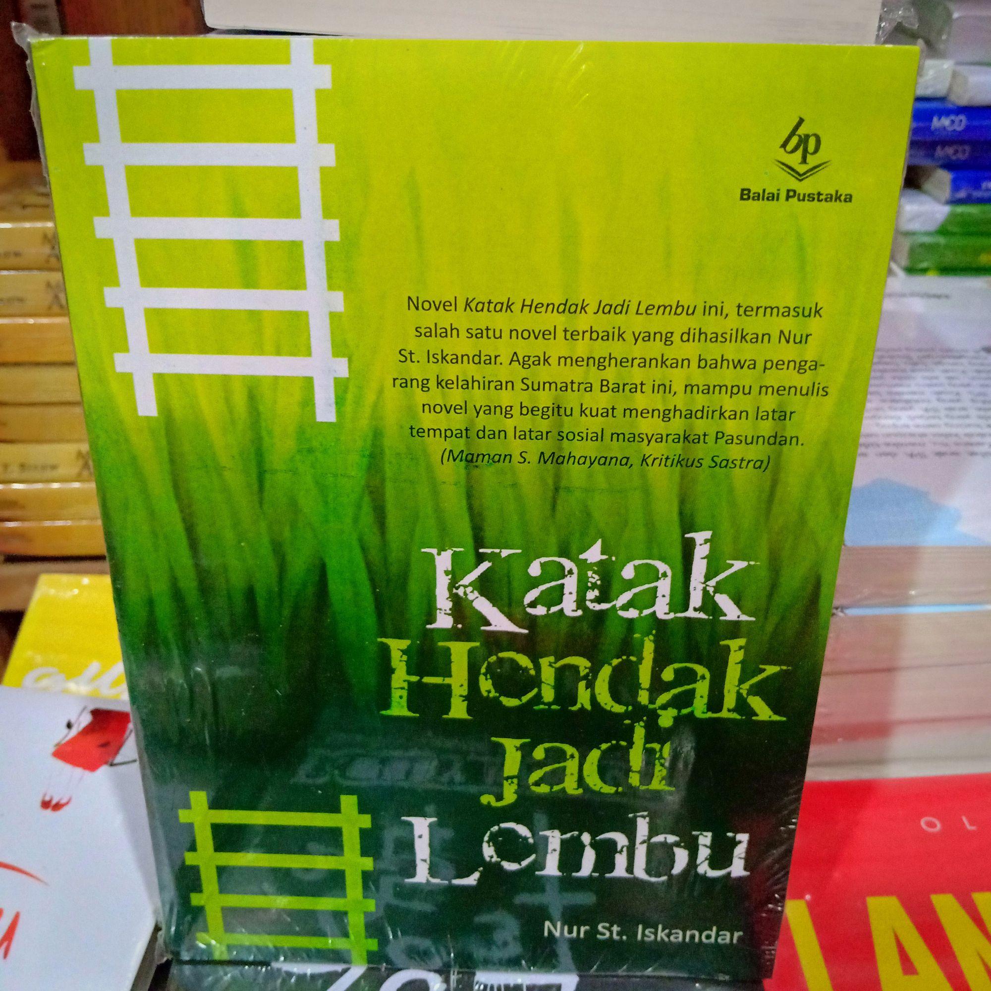 Novel Katak Hendak Jadi Lembu Lazada Indonesia