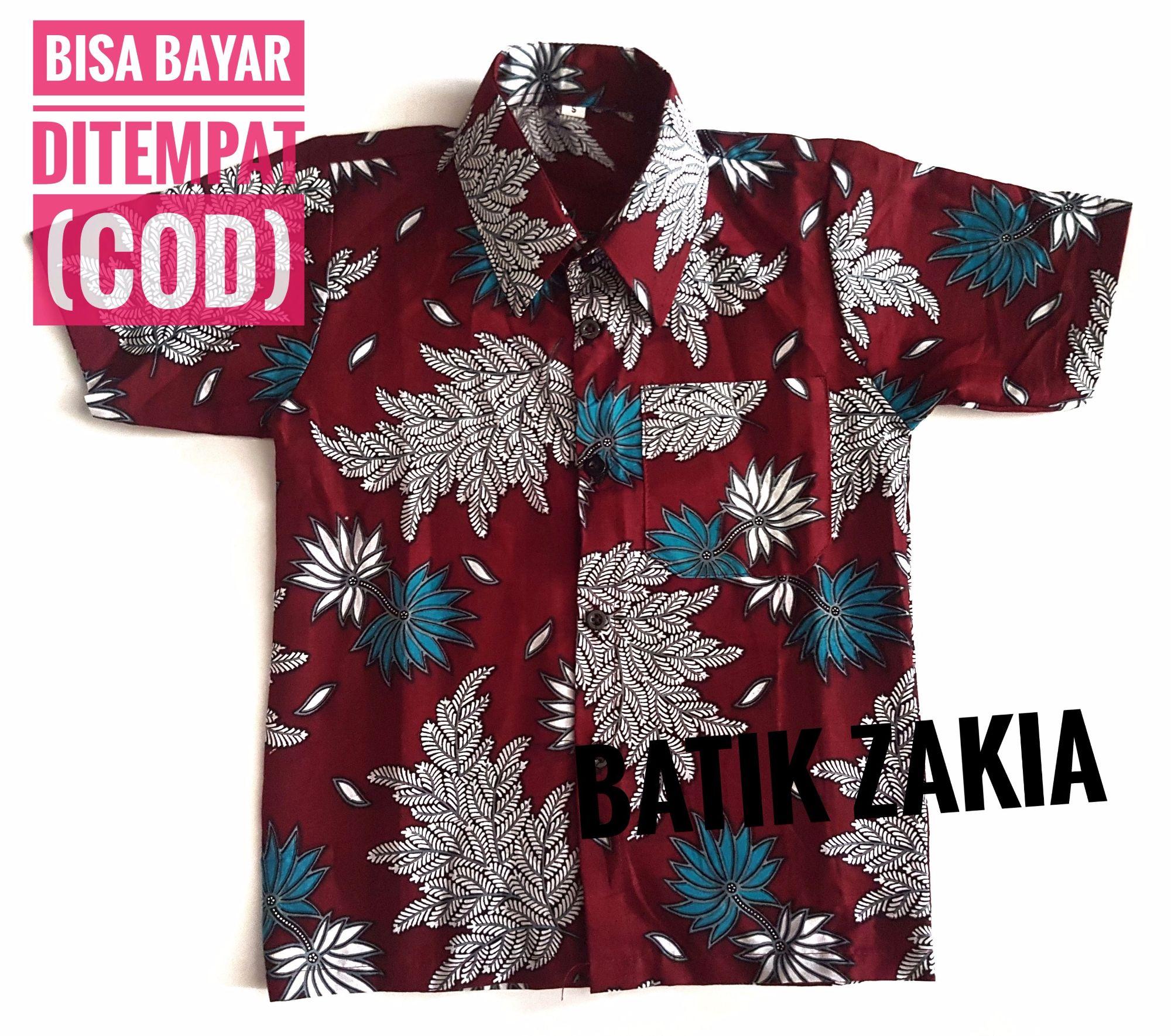 Baju Batik Anak 003 / Kemeja Batik / Hem Batik Umur 1-5th