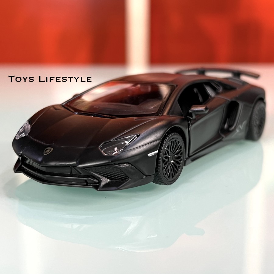 Rmz City Lamborghini Huracan Coupe 5Inch Diecast Model Collectible Series Vehicle with Opening Doors & Pullback Action Yellow main image 1
