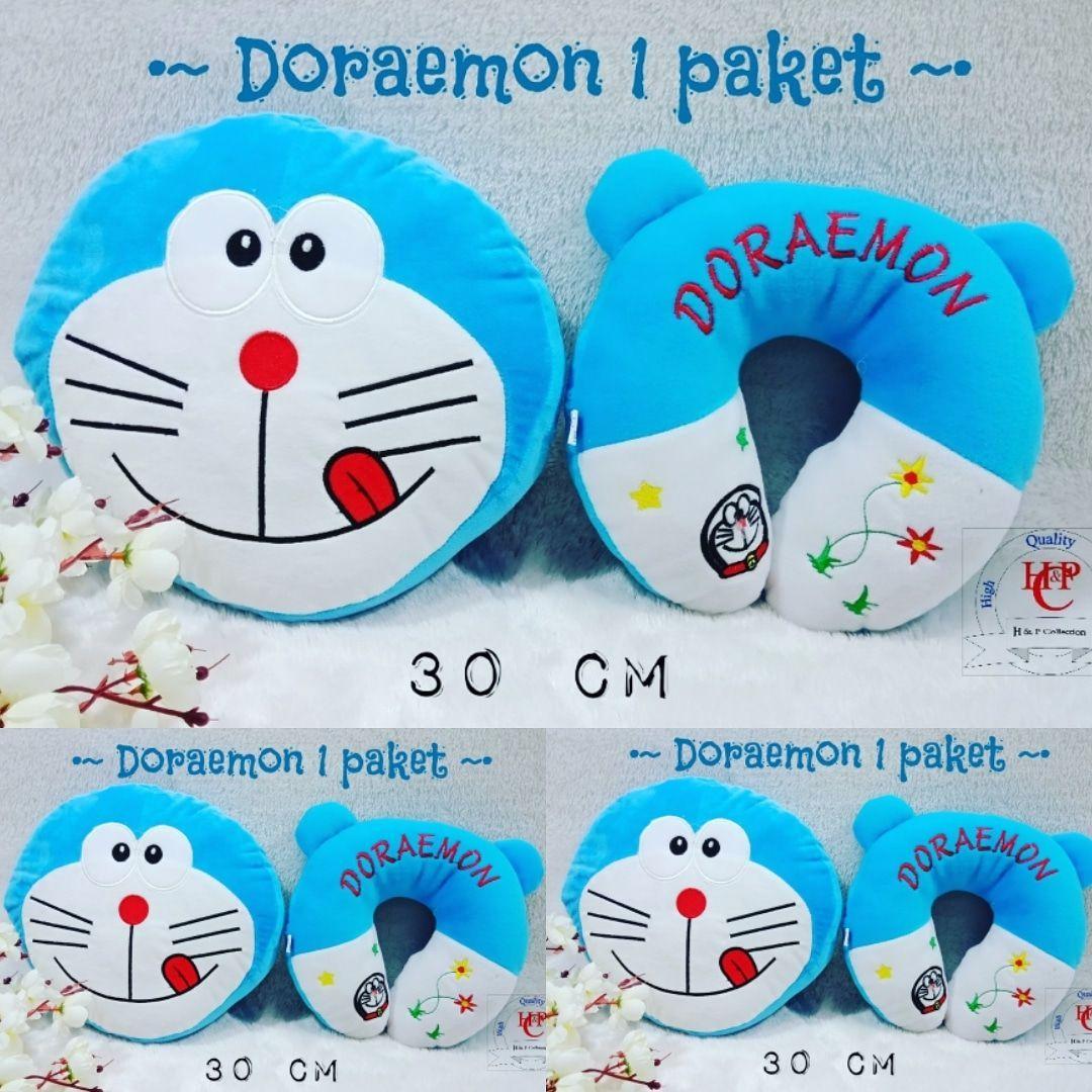Bantal karakter leher Doraemon 1 paket