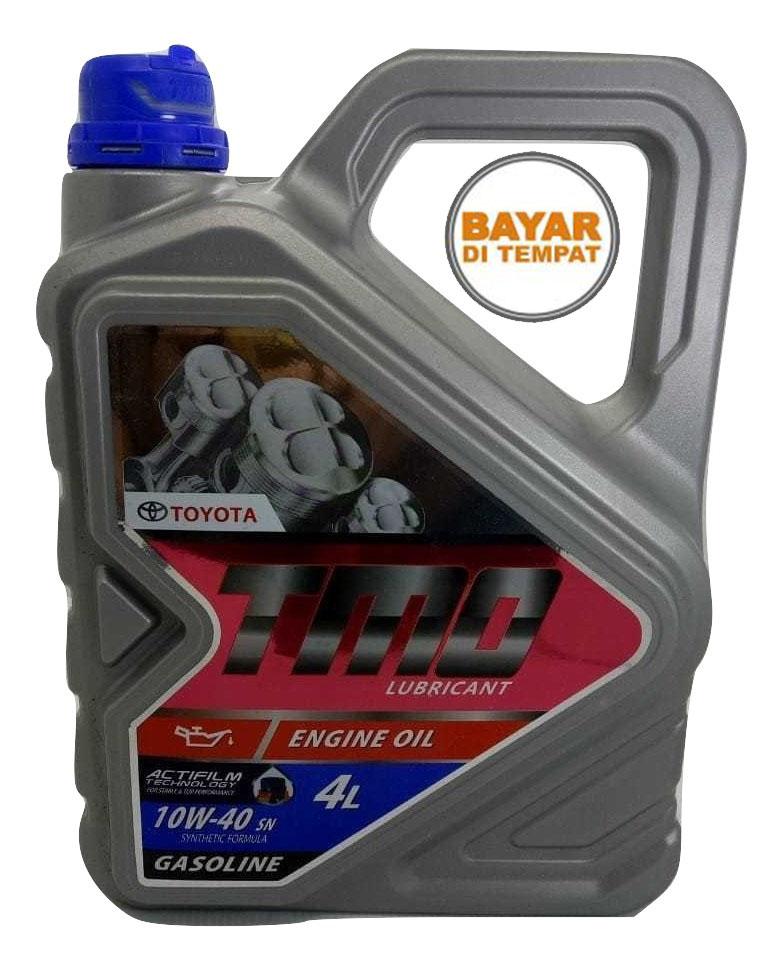 OLI MESIN MOBIL TOYOTA TMO 10 - 40 W API 4 Liter BARANG ASLI -06793
