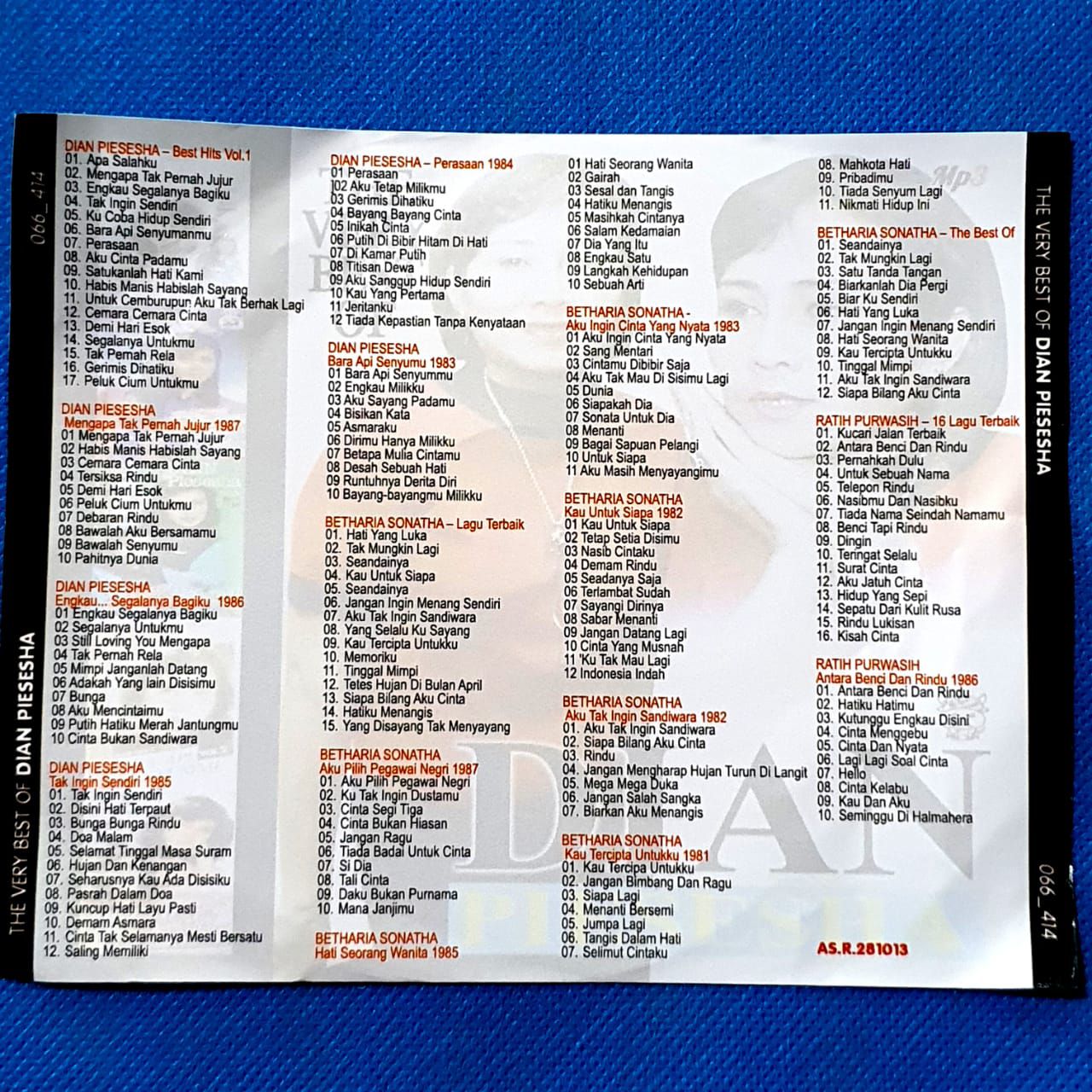 Kaset Mp3 Lagu Dian Piesesha Album Terbaik Lazada Indonesia