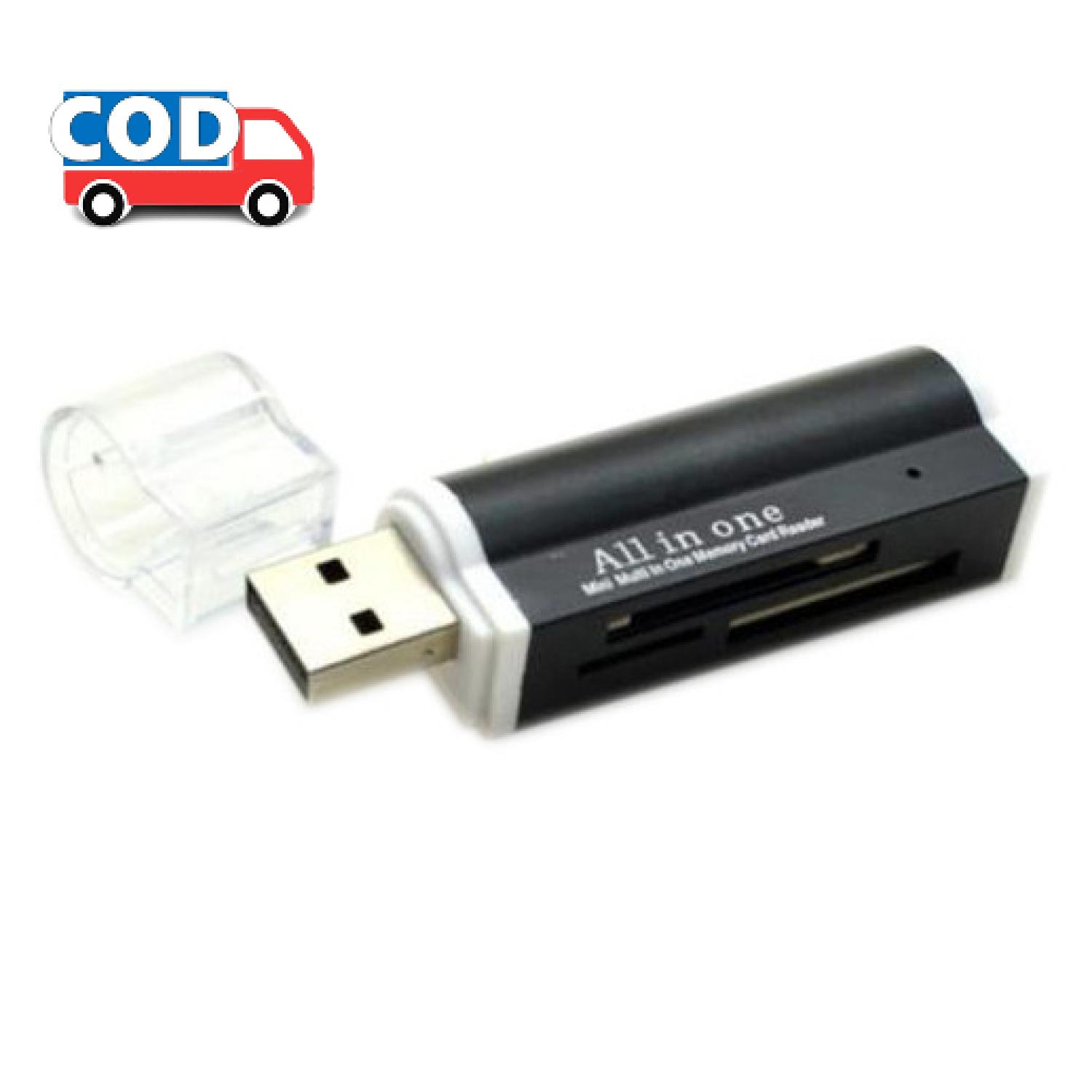 Memory Card Reader Mini USB Flashdisk Memori All in One Bisa Membaca