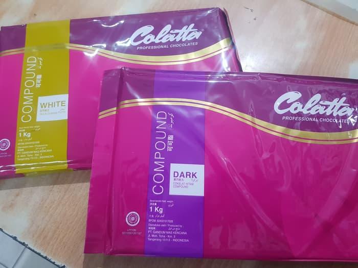 Colatta Dark Compound 500Gr Repack Potongan / Coklat Dcc +/- 500Gr