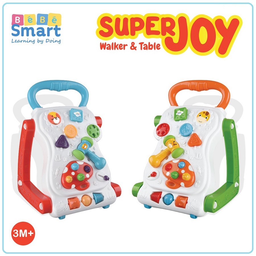 Bebe Smart Super Joy Walker & Table Alat Bantu Jalan Anak Bayi