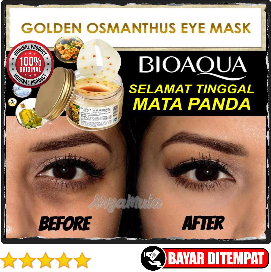 80 Pcs Bioaqua Osmanthus Golden Eye Mask - Masker Menghilangkan Lingkaran Hitam Mata - Masker Mata