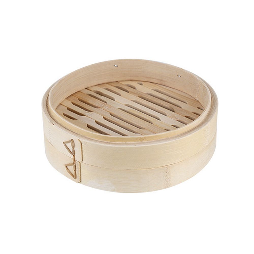 ANGY Chinese Dumplings Anti-scald Steaming With Lid Steam Basket Makes Tasty Bao Buns Cooking Tools Set Steam Cooker Bamboo Steamer Sum Steamer Steam Pot