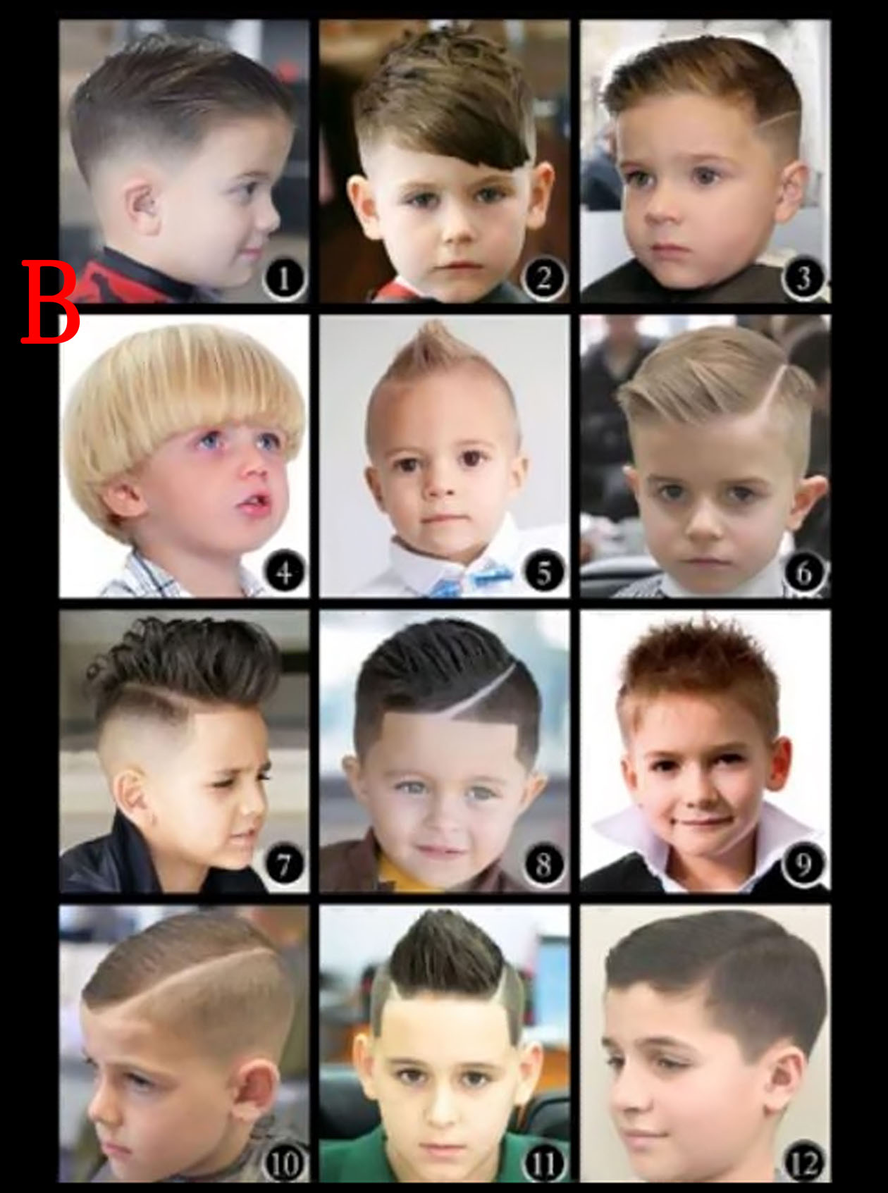 Poster Pangkas Rambut Barber Shop Model Gaya Rambut Anak Laki Laki Terkini Potong Rambut Anak Laki Laki Lazada Indonesia