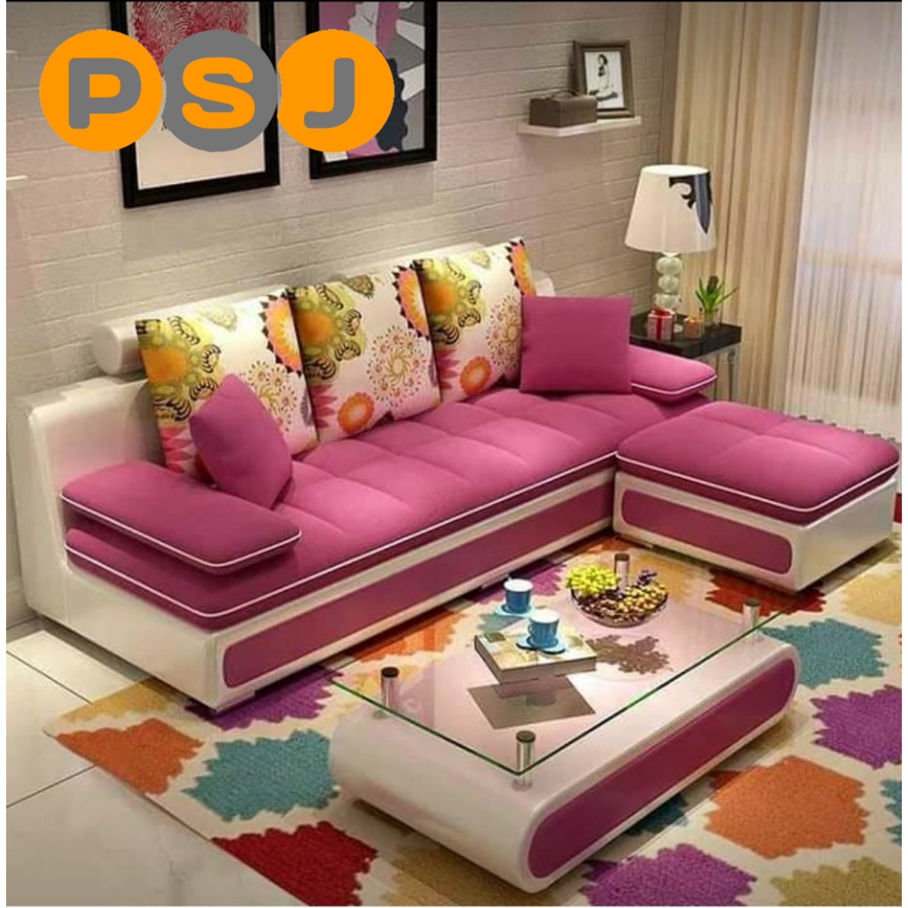 Sofa Sofa Minimalis Kursi Kursi Ruang Tamu Mewah Letter L / sofa ruang