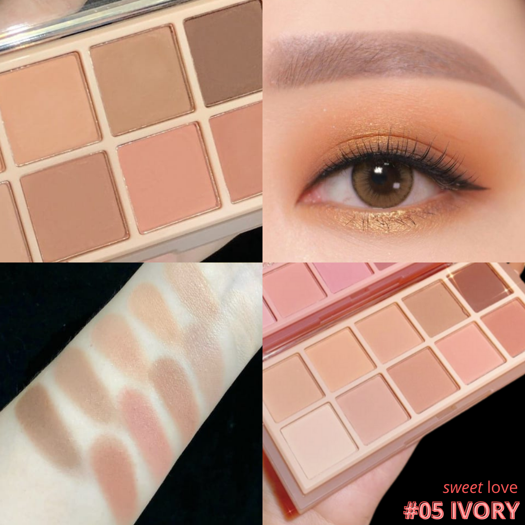 Eyeshadow Korea Look Korean Look Premium Eyeshadow Pigmented 10 warna