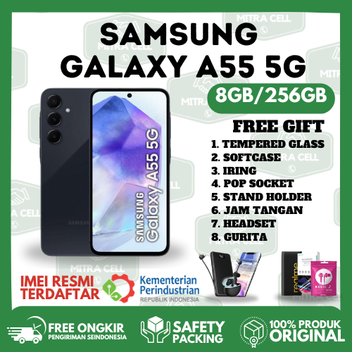 Samsung Galaxy A55 [5g] [Nfc] 8Gb+256Gb - 7.6\\\" Fhd+ True Color Amoled Display Harga  4,400,000 Ringgit*Penghantaran Percuma