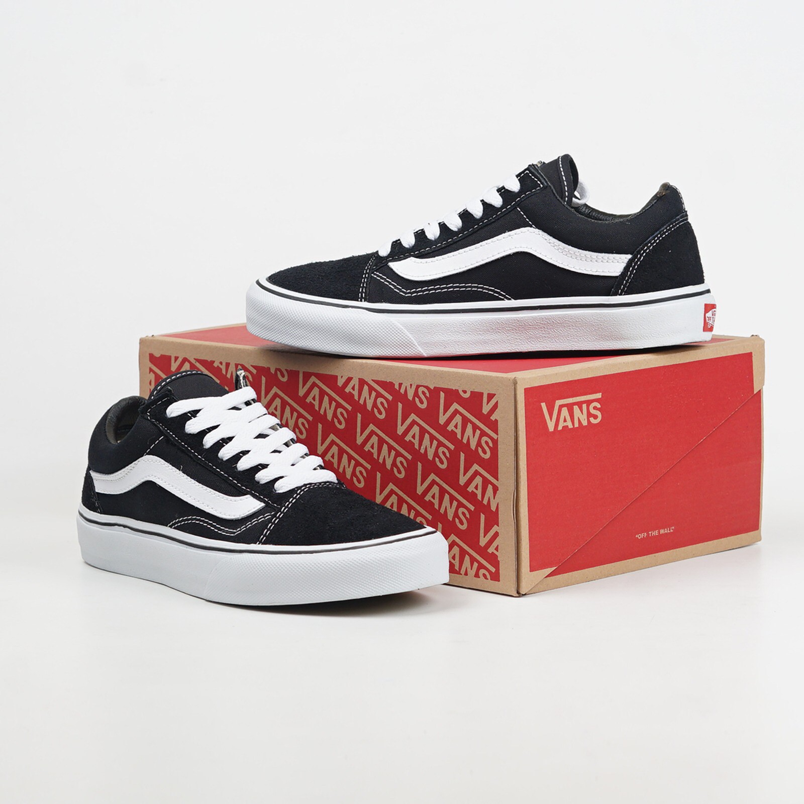 Sepatu Vans Old Skool Classic Black White Lazada Indonesia