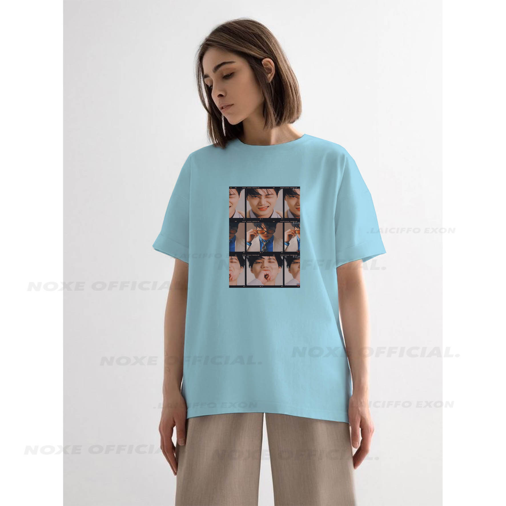 Baju kaos adem gambar EXO SUHO 