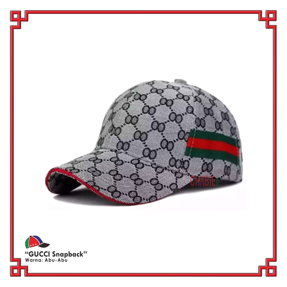 Topi Pria Distro Gucci Baseball Hip Hop 