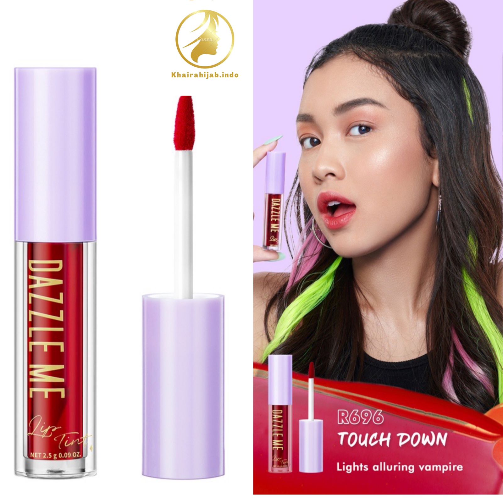 DAZZLE ME INK/ DAZZLE ME LIPTINT TOUCH DOWN / LIPTINT DAZZLE ME TAHAN