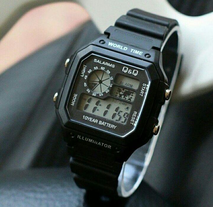 QnQ Jam Tangan Fashion Pria/Wanita - Rubber Strap Berkualitas Limited Edition