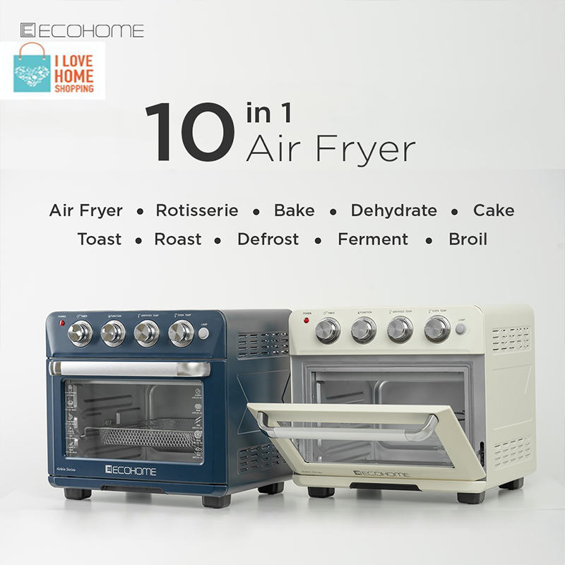ECOHOME CUBIC AIR FRYER Noble Series EAF888 Easy Fry Oven & Grill