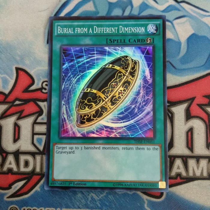Bisa Cod Yugioh Burial From A Different Dimension Tshf Original Limited Lazada Indonesia
