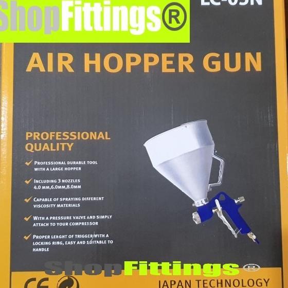 Spray Gun Hopper Paint Texture Cement Alat Semprot Cat Tekstur Kamprot