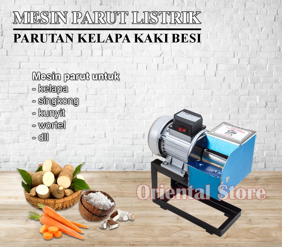 Oriental Store Mesin Parut Kelapa Listrik Kaki Besi Parutan Serbaguna