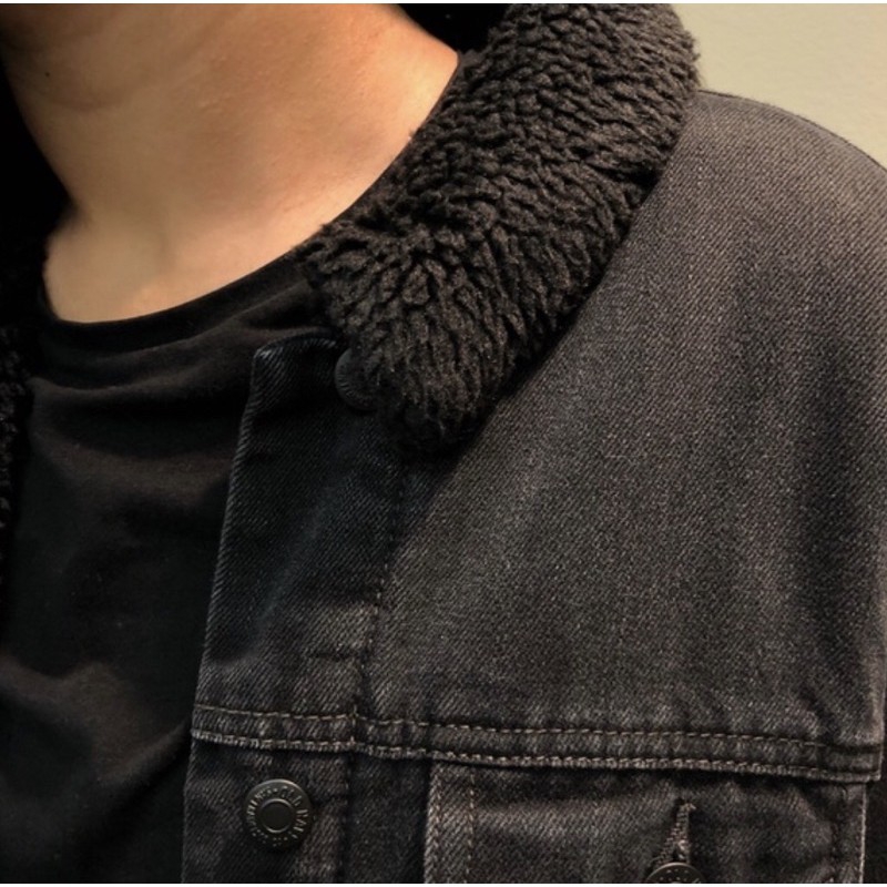 Old Navy Sherpa-Lined Denim Jacket 