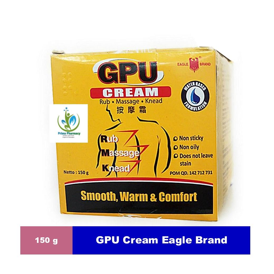 GPU Krim 150mg Cap LANG Eagle Brand Gosok Pijat Urut untuk keseleo ...