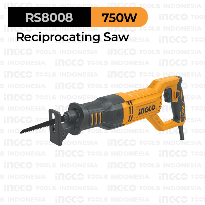 Reciprocating Saw (750 W) INGCO RS8008 Gergaji Potong Pipa Sabre