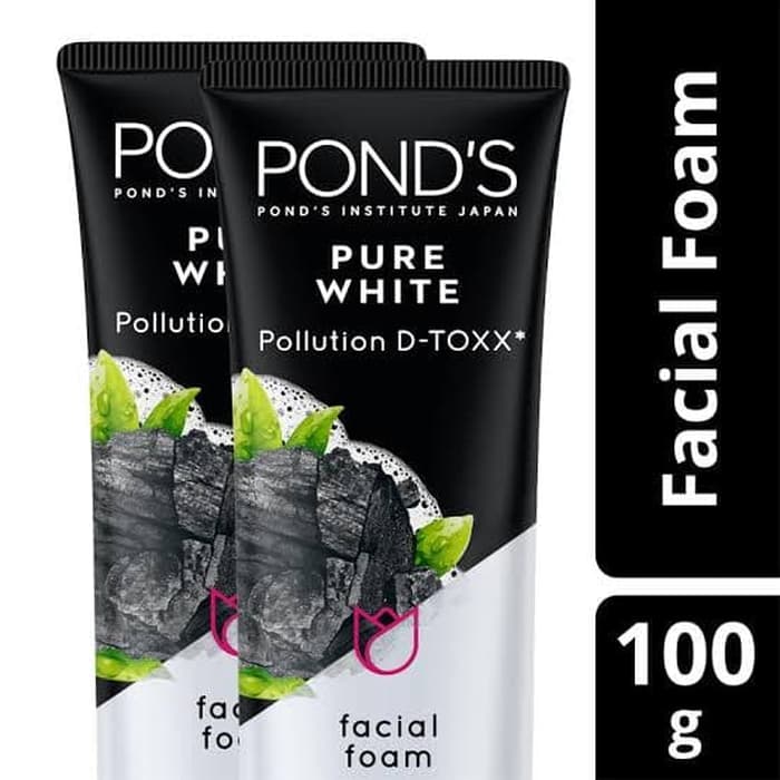 facial foam ponds hitam
