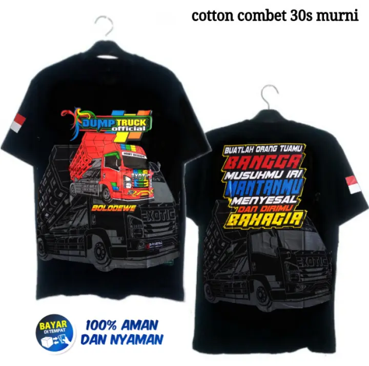 Kaos Truk Canter Mania Indonesia Desain Simple Shopee Indonesia