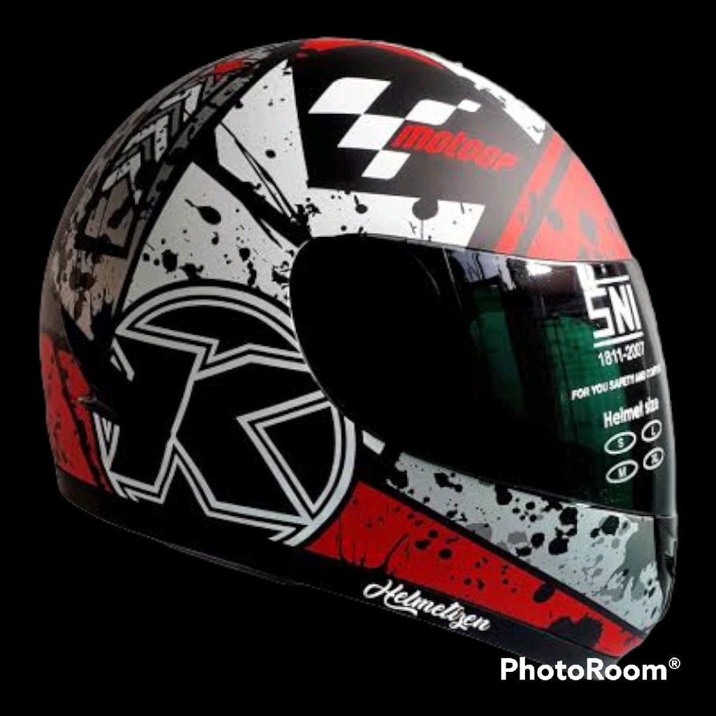 Helm Full Face Kbr Motif R10 Free Bonus Sticker SHOEI/KYT | Lazada ...
