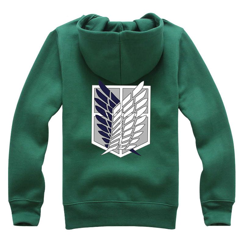 Titan Scout Regiment Aot Hoodie Green Jaket Anime Attack On Titan