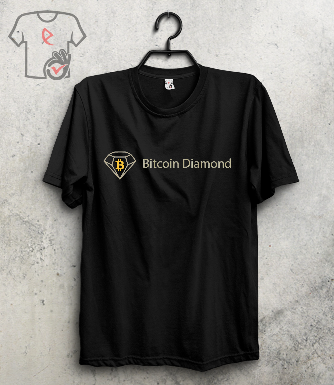 Kaos Pria Bitcoin Diamond Cool Cotton Combad 30s Murah Keren | Lazada  Indonesia