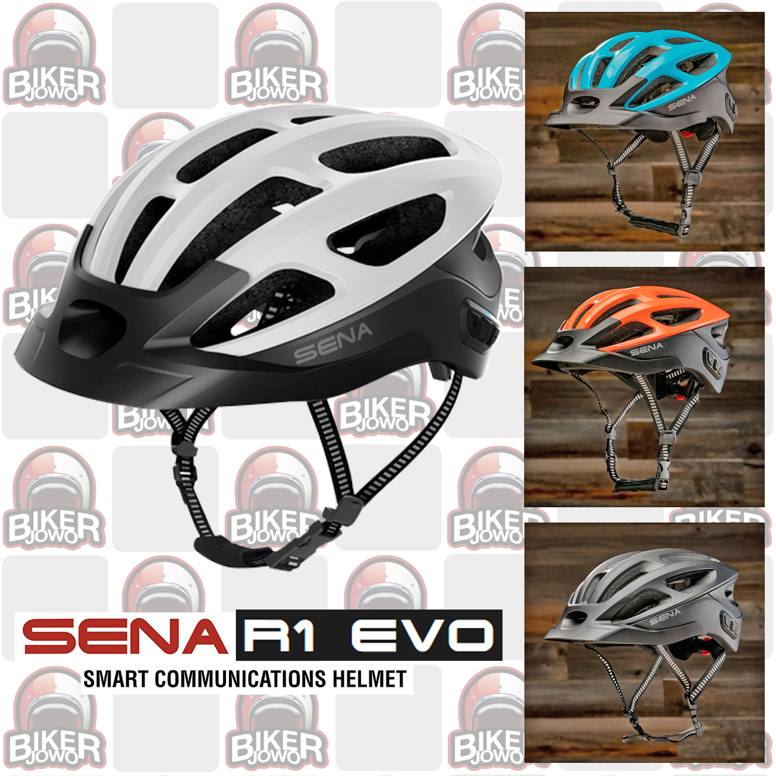 SENA R1 EVO - Helm Sepeda with Intercom 