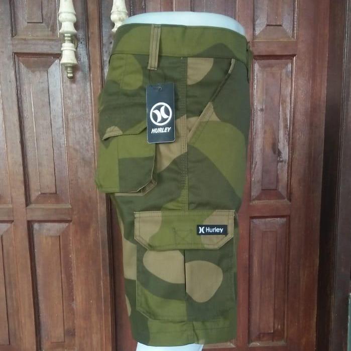 Celana Pendek Pria Army Outdoor Santai Casual Murah Model Terbaru Bukan Cargo Distro 3/4 Jeans Bentuk Slimfit - Bisa COD Bayar di tempat