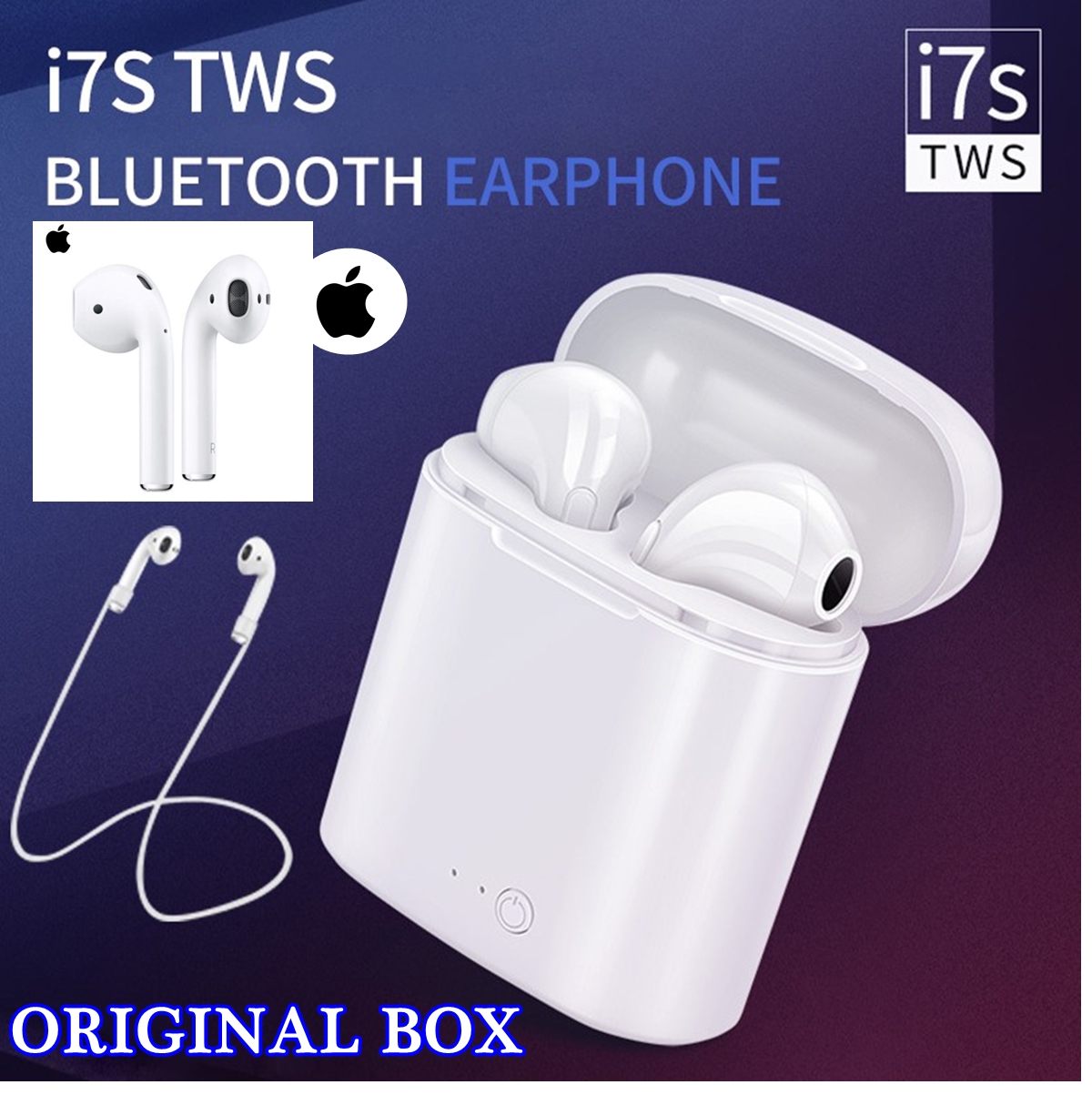 Bayar Ditempat Headset Bluetooth i7s 
