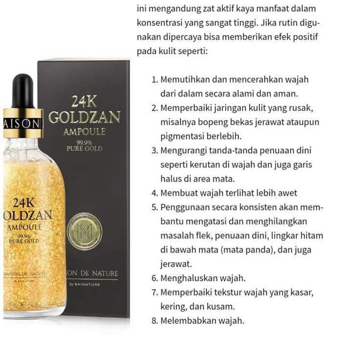 Ririn Ilham Serum 24k Goldzan Home Facebook