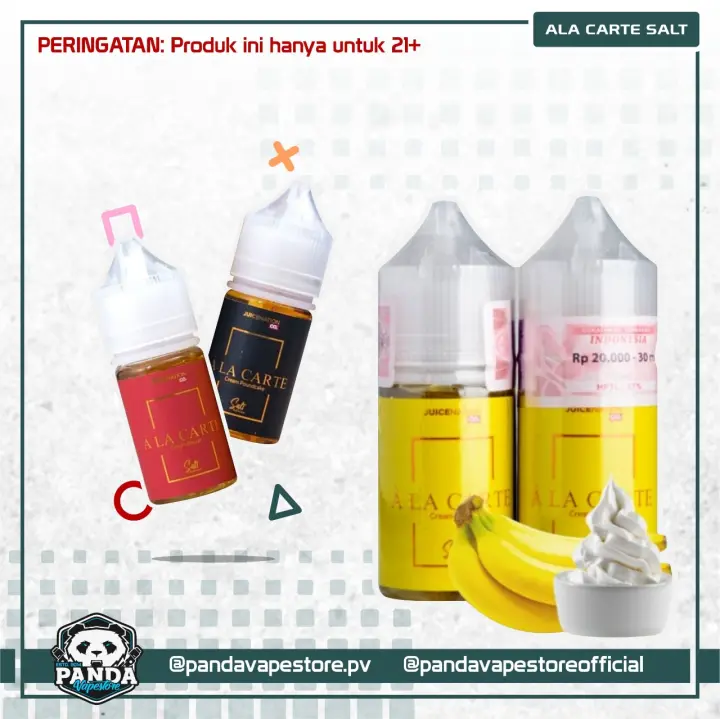 Ala Carte Salt 30ml By Juicenation Liquid Alacarte Salt Pods