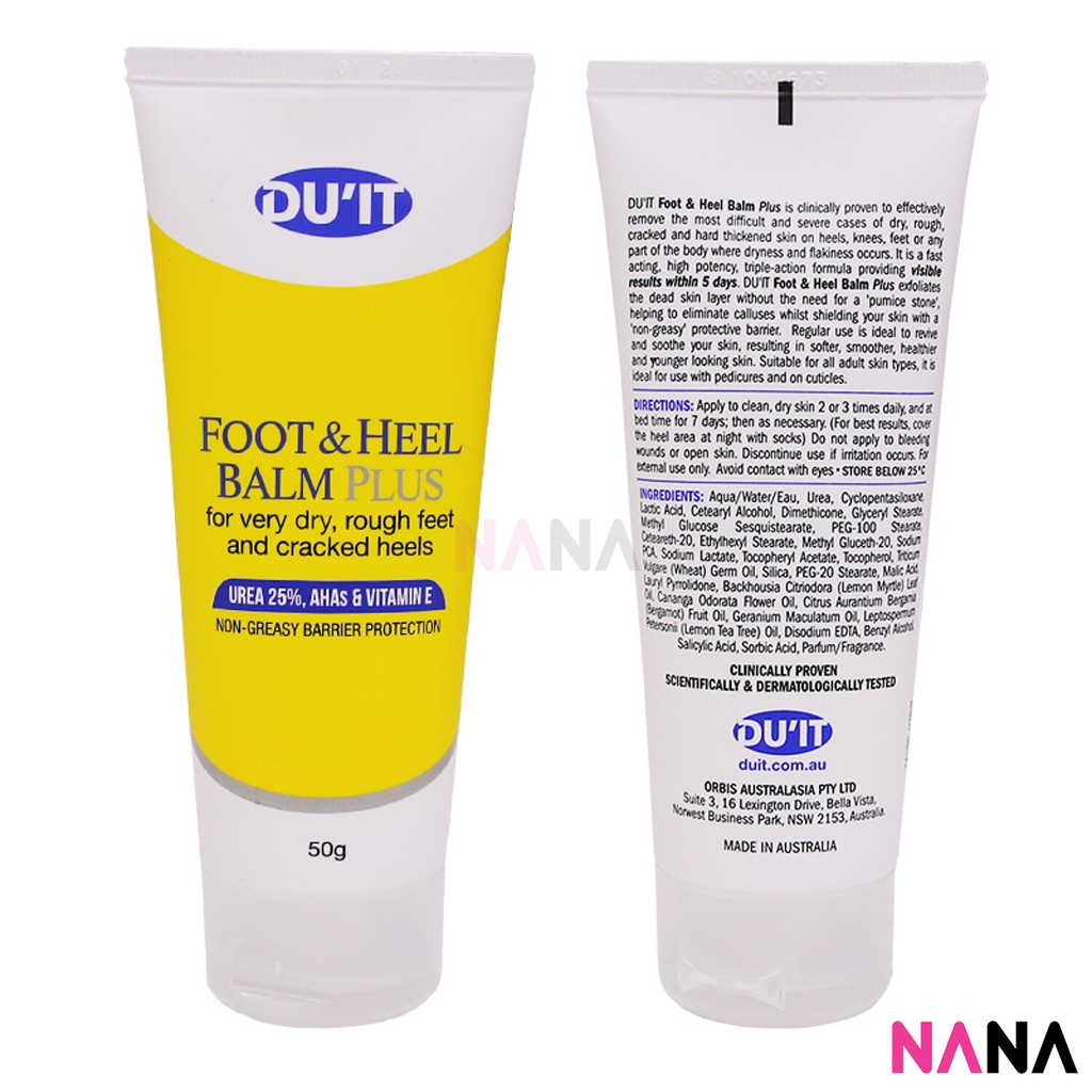 DU'IT Foot \u0026 Heel Balm Plus (for Very 