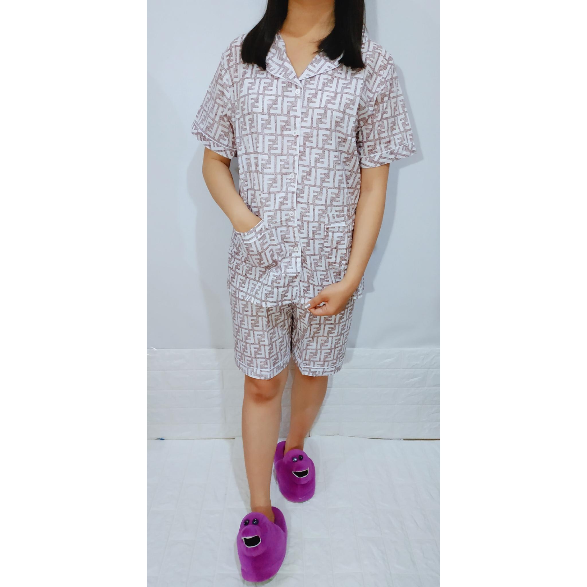 TSUM34 Baju Tidur Katun Gambar Karakter Lucu Karakter Fashion Unik Vibelle Shop