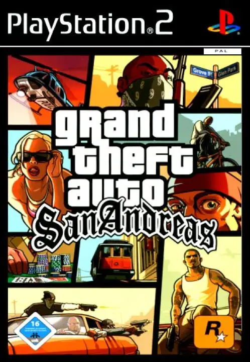 Dvd Kaset Game Ps2 Gta San Andreas Mod Gta V Lazada Indonesia